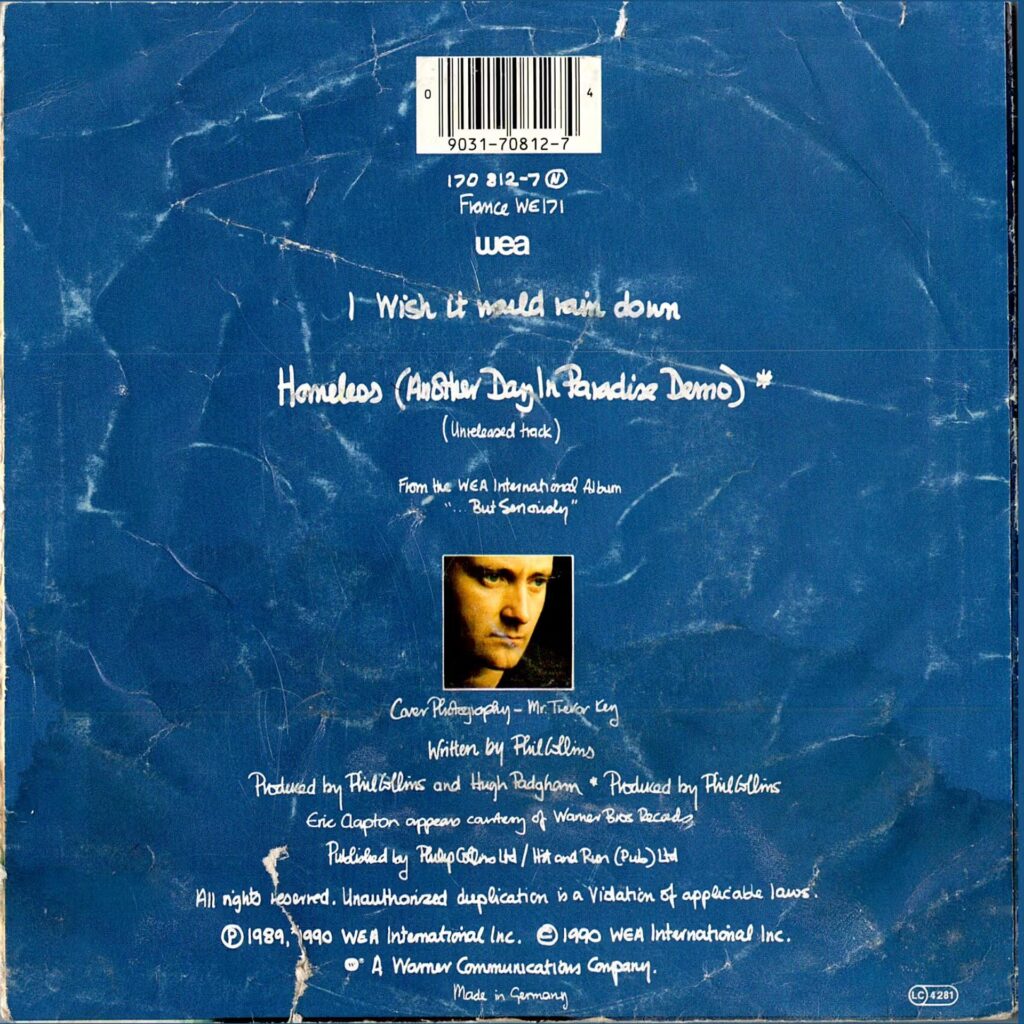 Phil Collins – I Wish It Would Rain Down