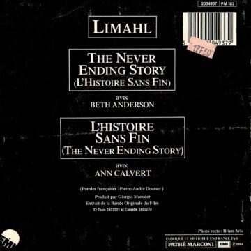 Limahl – The NeverEnding Story = L'Histoire Sans Fin