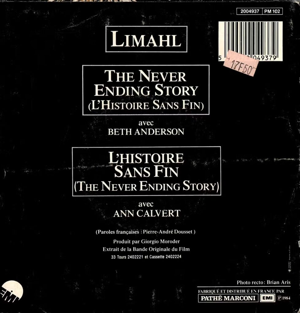 Limahl – The NeverEnding Story = L'Histoire Sans Fin