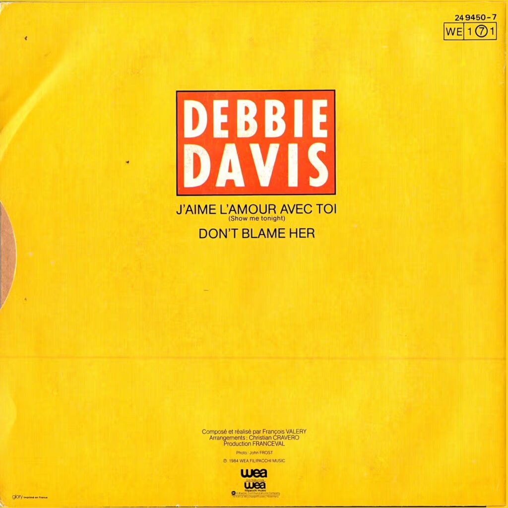 Debbie Davis – J'aime L'amour Avec Toi (Show Me Tonight)