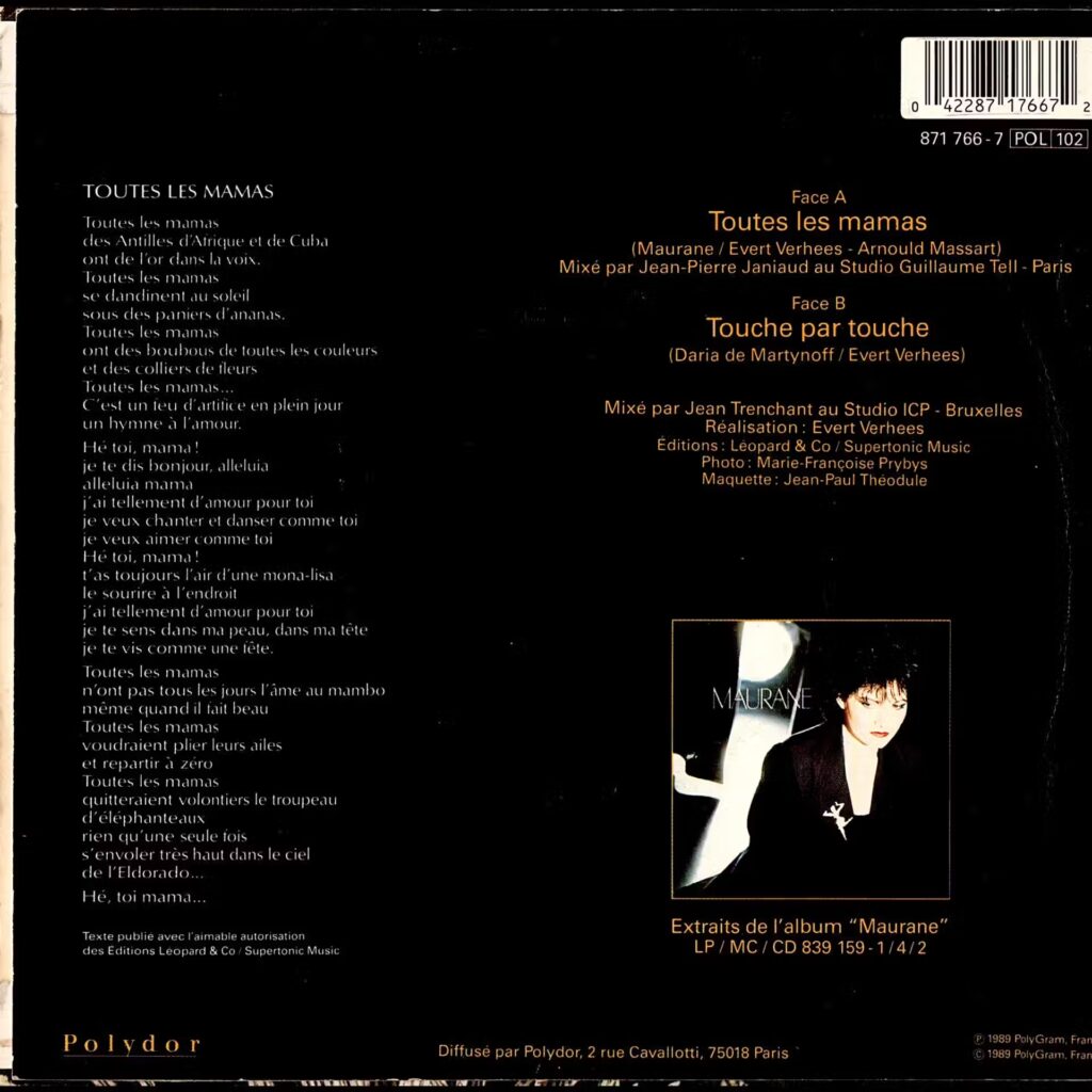 Maurane –Toutes Les Mamas