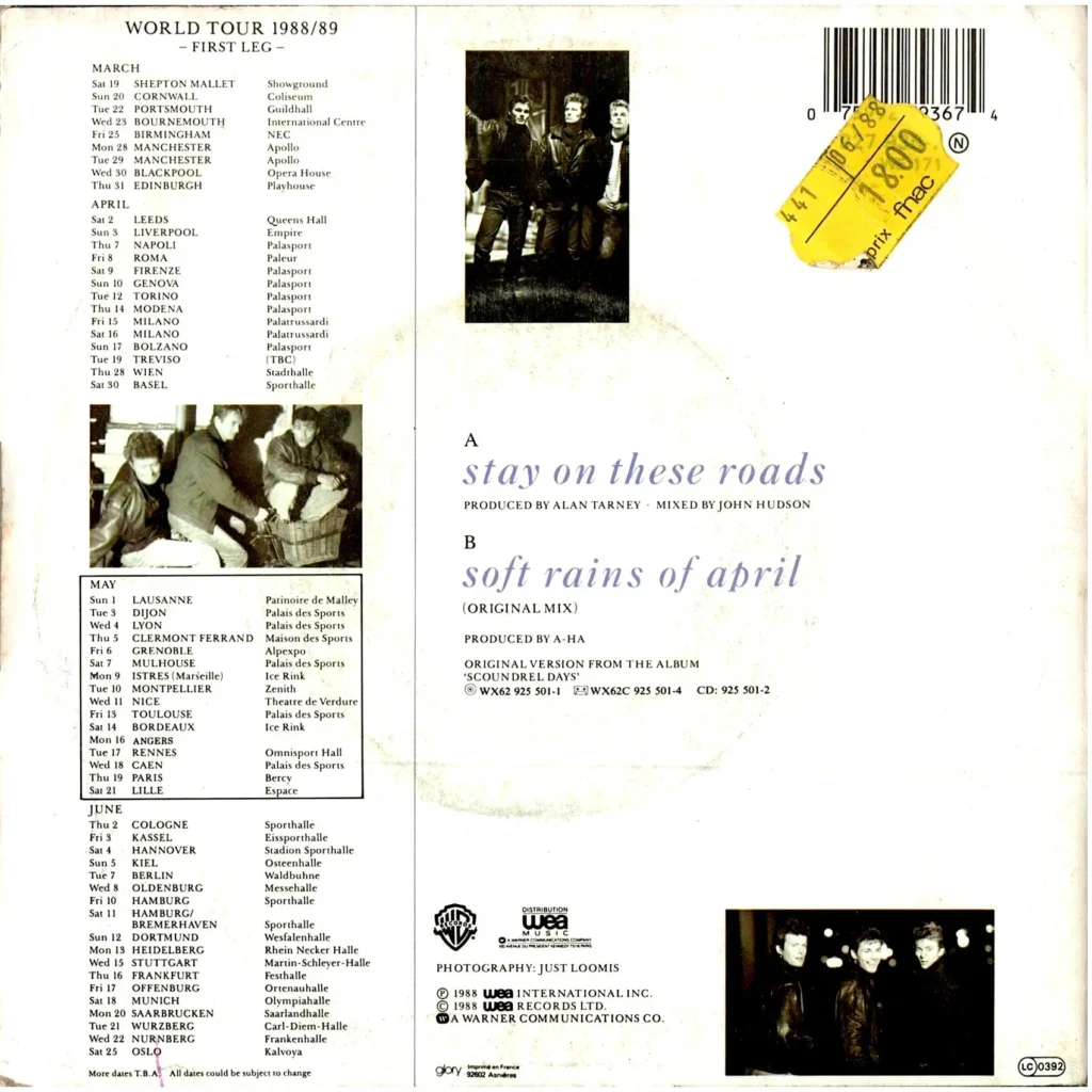 a-ha – Stay On These Roads